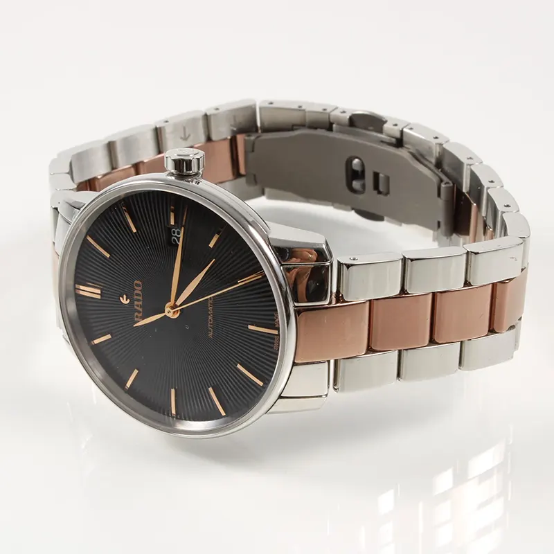 Rado Coupole Classic Automatic Two-tone Black Dial Men's Watch- R22860162